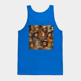 Rembrandt Paintings Mashup Tank Top